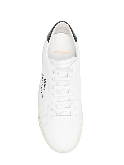 Shop Saint Laurent Sneakers In Blanc Optique/nero