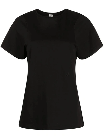 Shop Totême Toteme T-shirts And Polos In Black