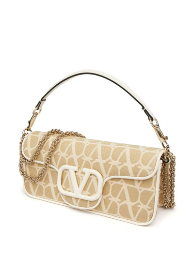 Shop Valentino Garavani Bags In Naturale/ivory