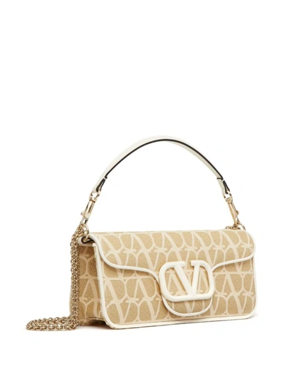 Shop Valentino Garavani Bags In Naturale/ivory