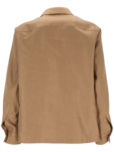 Shop Zegna Jackets In Brown
