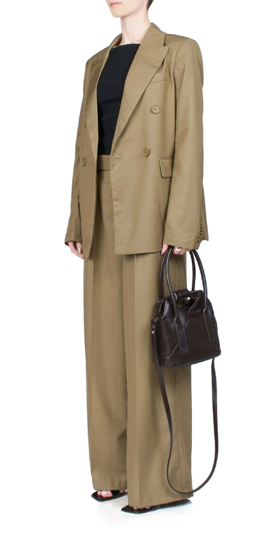 Third Form Resolute Double Breasted Blazer In Olive Branch