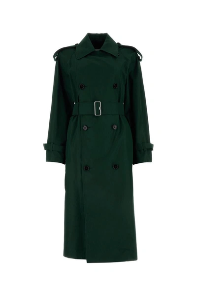 Shop Burberry Trench In Ivy