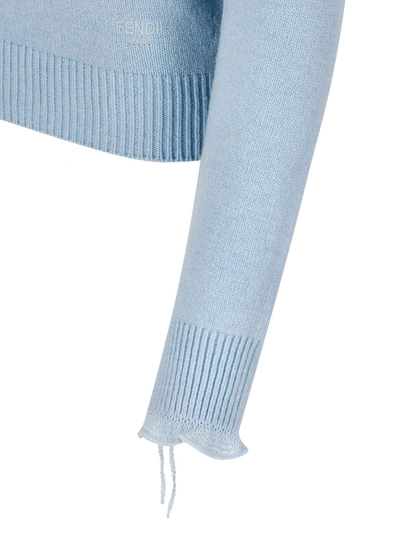 Fendi Pullover In Prisca-blue