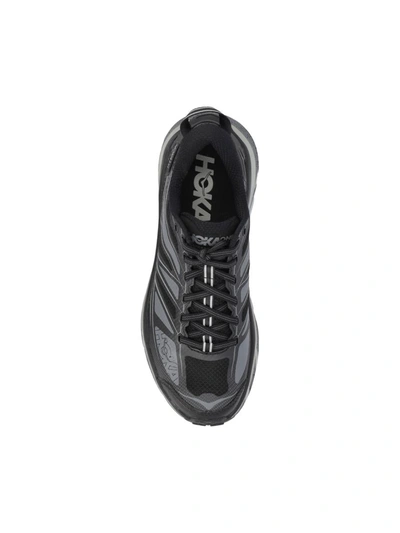Shop Hoka Sneakers In Black / Castlerock