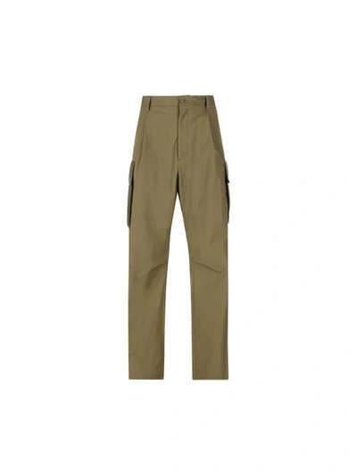 Shop Moncler Pants In Medium Green
