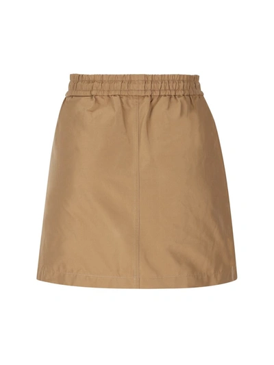 Shop Moncler Skirts In Brown