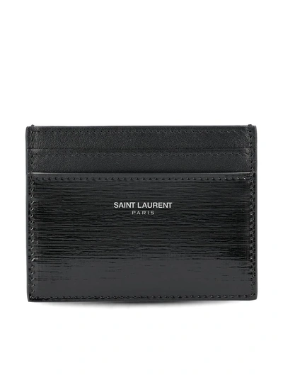 Shop Saint Laurent Wallets In Black