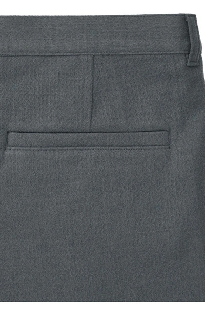 Shop Cos Pleated Wool Chinos In Turquoise Dark