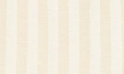 Shop Onia Air Wrap Linen Blend Cover-up Miniskirt In Sandshell/ White