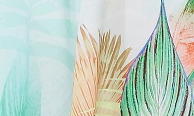 Ranee's Tropical Paradise Short Kaftan In Multi
