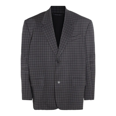 Balenciaga Blazer Jacket In Grey