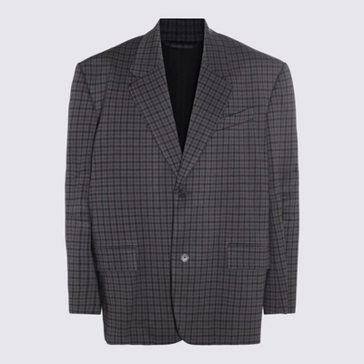Balenciaga Blazer Jacket In Grey