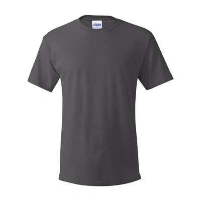 Shop Hanes Essential-t T-shirt In Grey