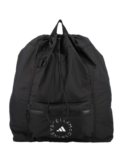 Shop Adidas By Stella Mccartney Gymsack In Black