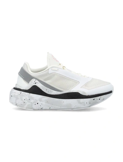 Shop Adidas By Stella Mccartney Woman's Eartlight Mesh Running Shoes In White