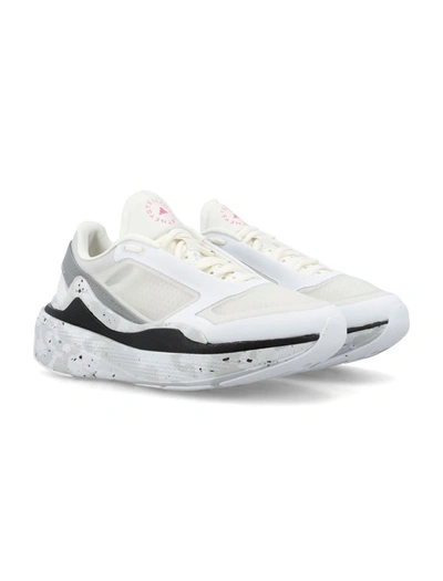 Shop Adidas By Stella Mccartney Woman's Eartlight Mesh Running Shoes In White