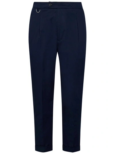 Shop Low Brand Riviera Elastic Trousers In Blu