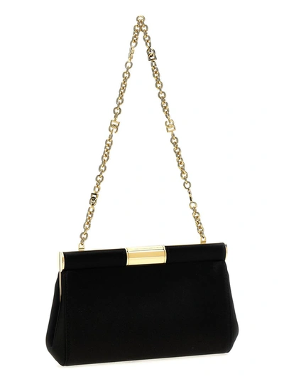 Shop Dolce & Gabbana 'marlene' Small Shoulder Bag In Black