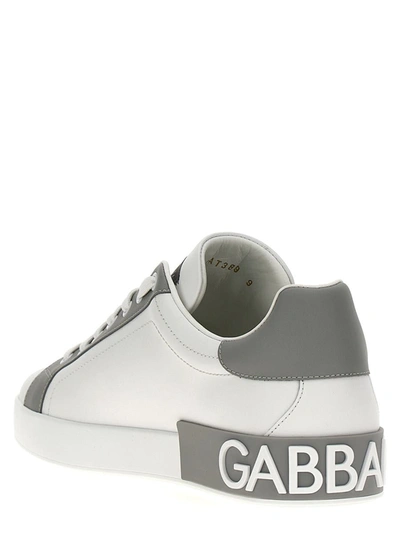Shop Dolce & Gabbana 'portofino' Sneakers In Gray