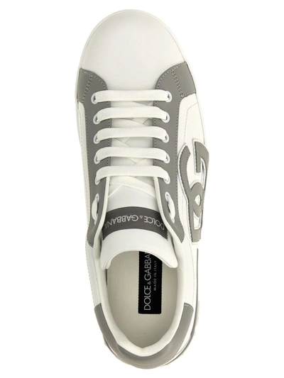 Shop Dolce & Gabbana 'portofino' Sneakers In Gray