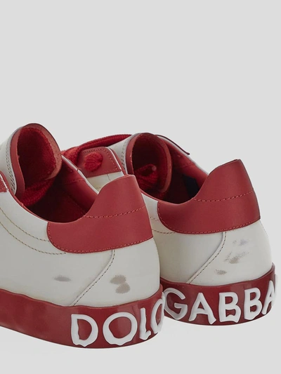 Shop Dolce & Gabbana Sneakers In Biancolampone