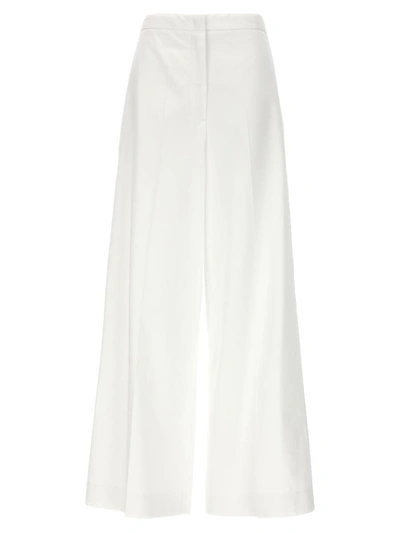 Shop Fabiana Filippi Pleated Tailored Trousers In White