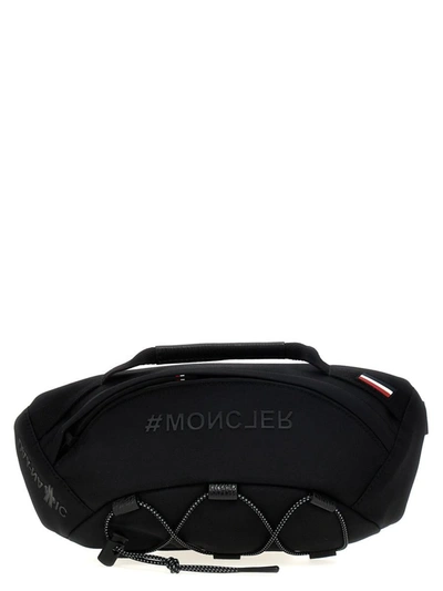 Shop Moncler Grenoble Technical Canvas Fanny Pack In Black