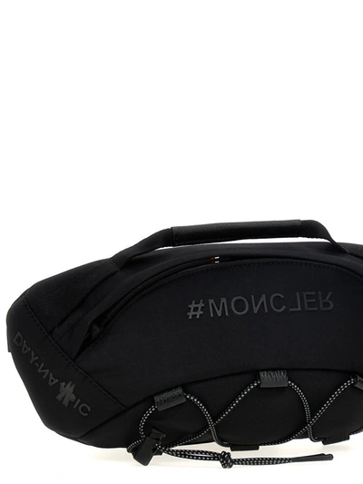 Shop Moncler Grenoble Technical Canvas Fanny Pack In Black