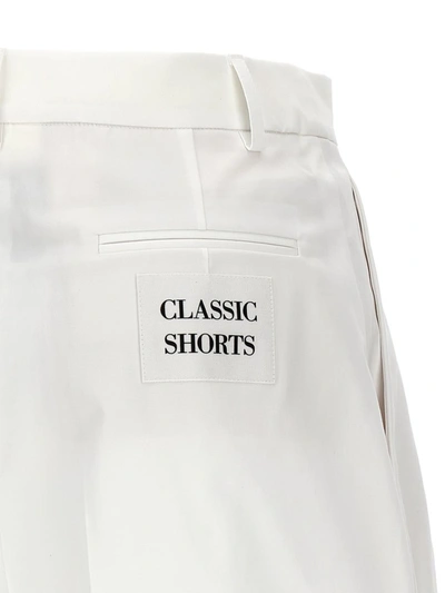 Shop Moschino 'classic' Shorts In White