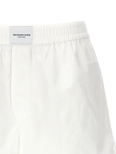 Shop Alexander Wang T T By Alexander Wang 'classic Boxer' Shorts In White