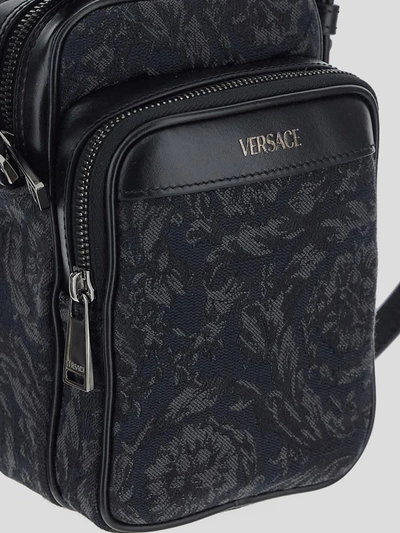 Shop Versace Bags In Blackrutenio