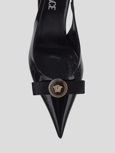Shop Versace With Heel In Nerooro