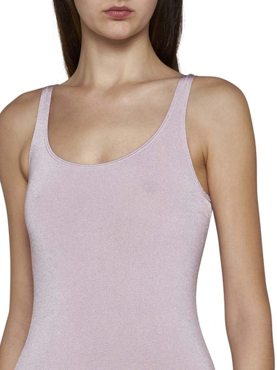 Shop Wolford Top In Mauve