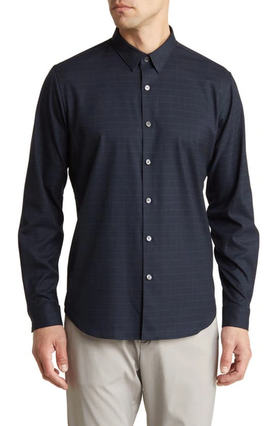 THEORY THEORY RAMMY CHECK BUTTON-UP SHIRT 