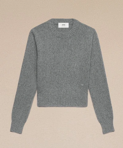 Shop Ami Alexandre Mattiussi Ami Paris Sweatshirts In Gray