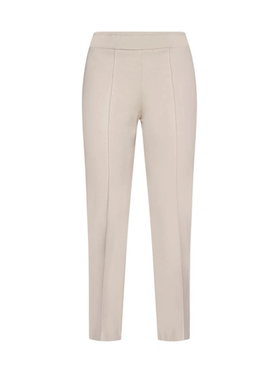 Shop Blanca Vita Trousers In Cream