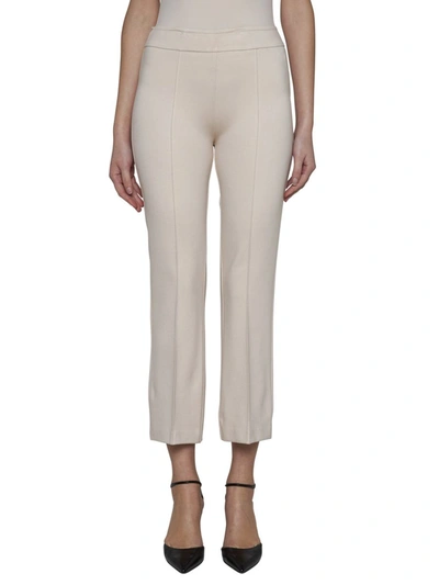 Shop Blanca Vita Trousers In Cream