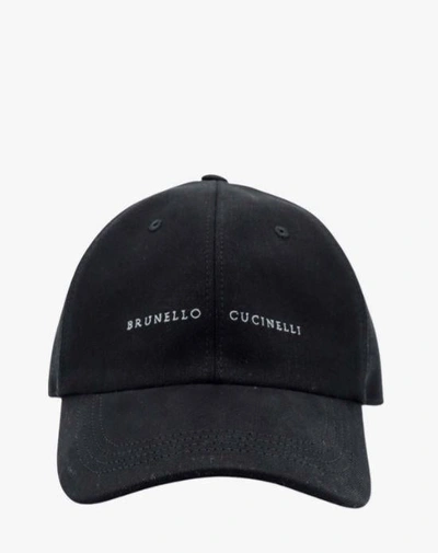 Shop Brunello Cucinelli Gabardine Baseball Cap In Black