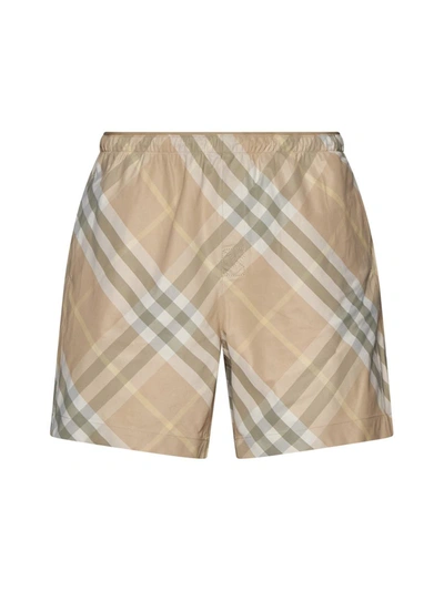Shop Burberry Sea Clothing In Flax Ip Check