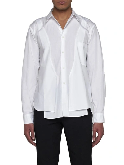 Shop Comme Des Garçons Homme Deux Comme Des Garcons Homme Plus Shirts In White