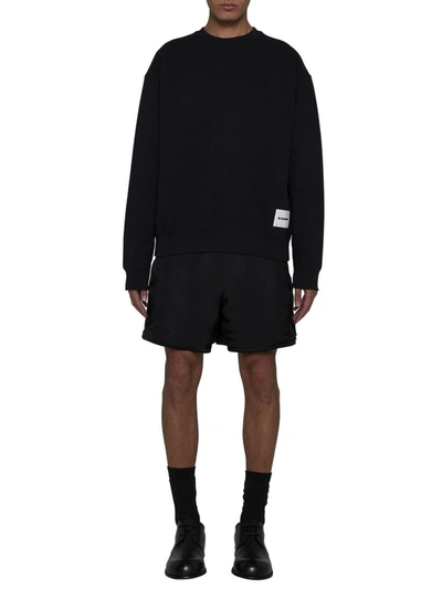 Shop Jil Sander Shorts In Black (001 + 001)