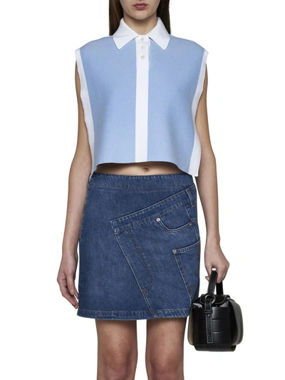 Shop Jw Anderson Skirts In Blue