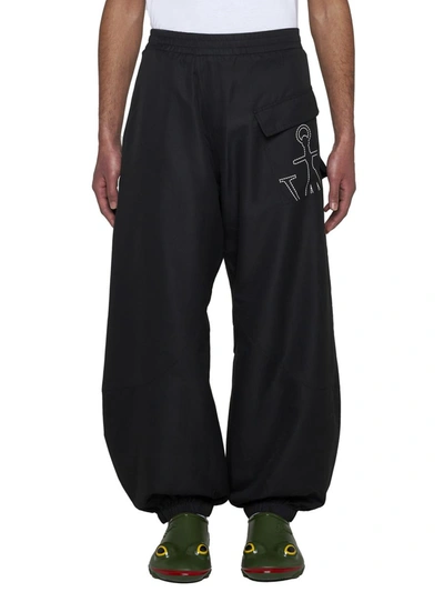 Shop Jw Anderson Trousers In Black