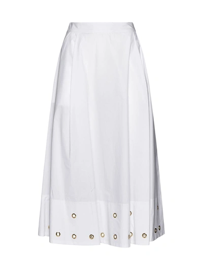 Shop Kaos Icona Skirts In White