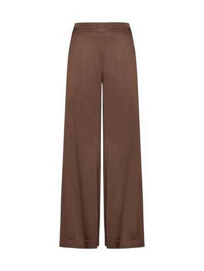 Shop Kaos Trousers In Brown