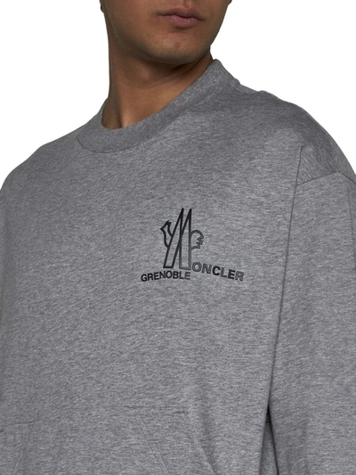 Shop Moncler Grenoble Sweaters In Grey