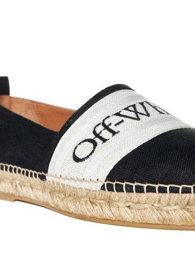 Shop Off-white Off White Flat Shoes In Black