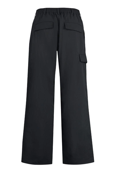 Shop Y-3 Adidas Technical Fabric Pants In Black