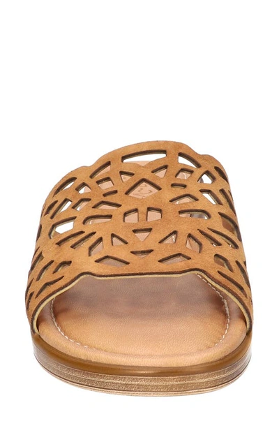 Bella Vita Women's Italy Cas-italy Italy Slide Sandals In Whiskey Italian Leather